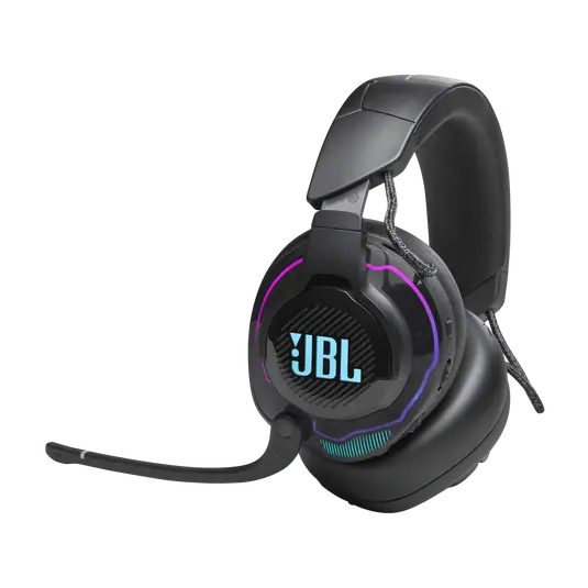 AUDIFONOS JBL QUANTUM 100 PARA GAMING AUXILIAR 3.5MM COLOR BLANCO CON AZUL AUDIF-JBL-Q10BA