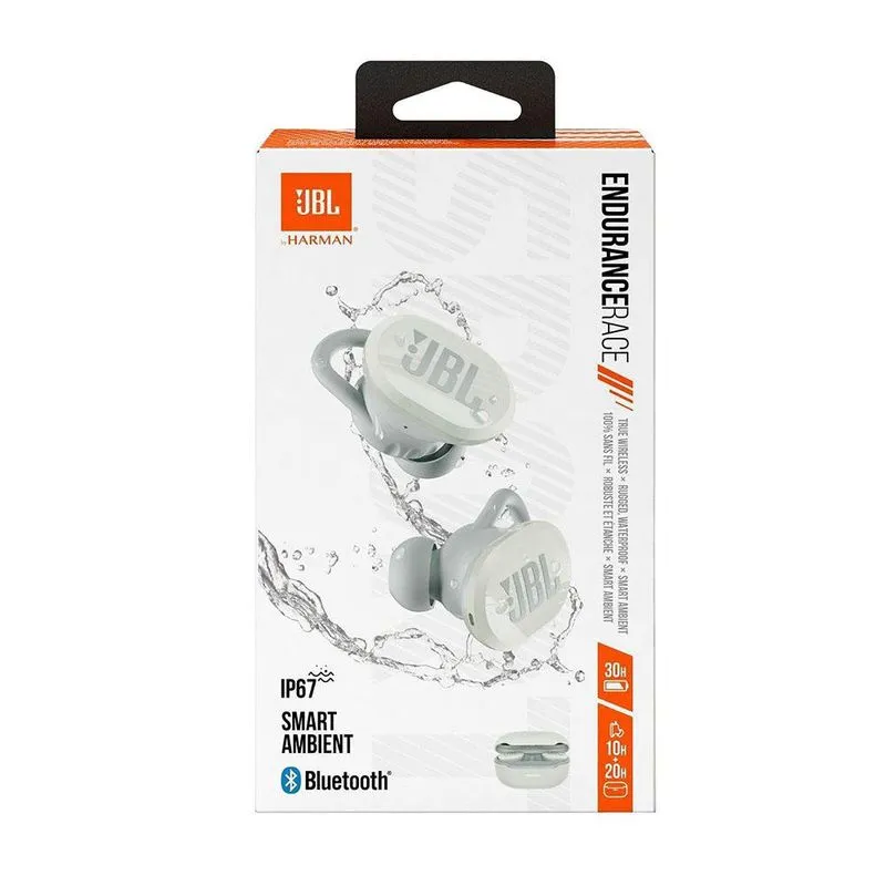 AUDIFONOS JBL TRUE WIRELESS ENDURANCE RACE BLANCOS JBLENDURACEWHTAM