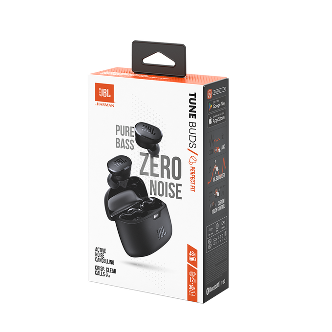 AUDIFONOS JBL TUNE BUDS TWS BLUETOOTH ACTIVE NOISE CANCELING NEGRO AUDF-JBL-TNBDN