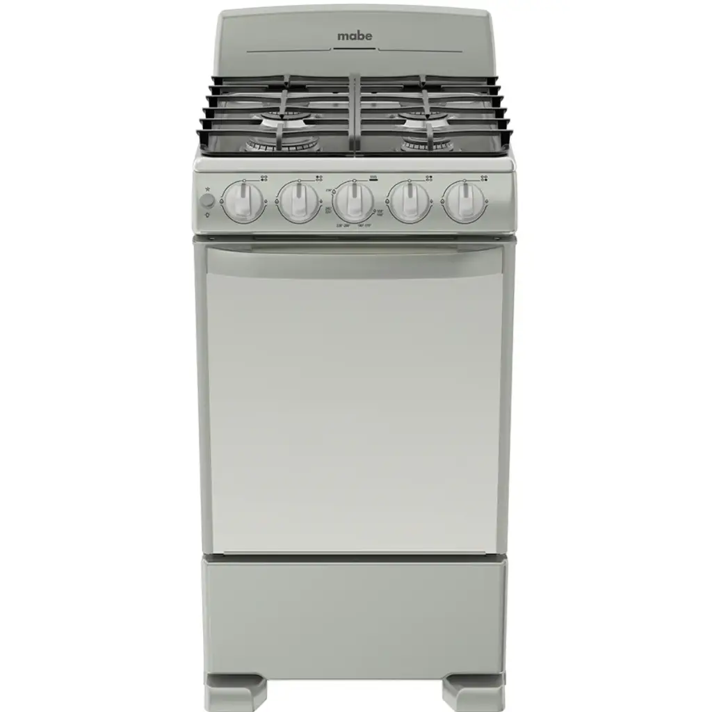 ESTUFA MABE 4 HORNILLAS  20" SILVER EM5043BFISO 252001476