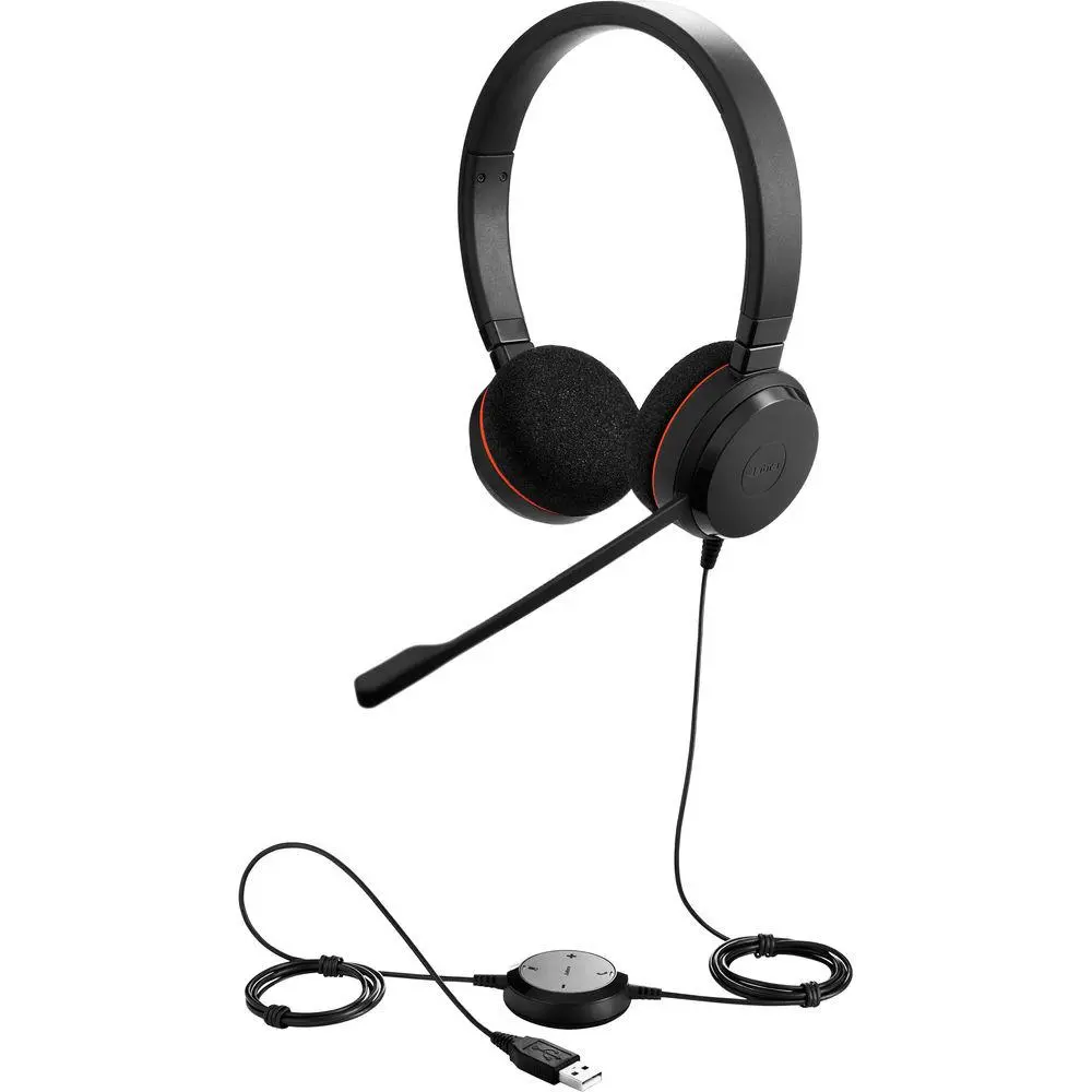 AUDIFONOS EVOLVE 20 DÚO UC. AURICULARES BINAURALES USB 4999-829-209
