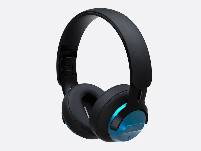 AUDIFONOS KLIPXTREME HDPN WLS BT ANCC OVER EAR BLUETOOTH 44HRS AZUL ANC-KNH-750BL