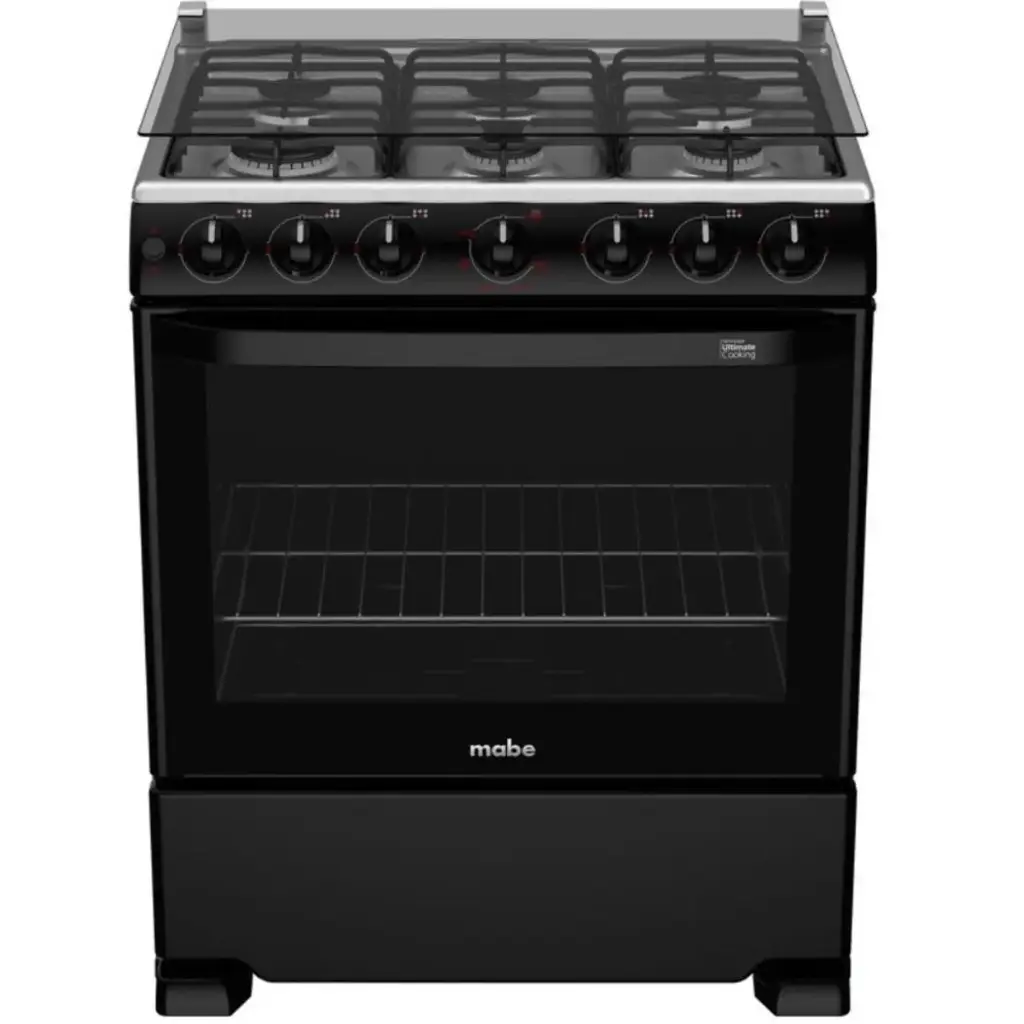 ESTUFA MABE 6 HORNILLAS 30" NEGRO EM7655CSIN 757638400299