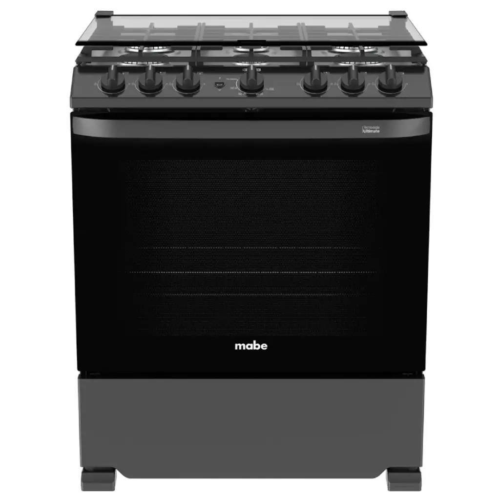 ESTUFA MABE 6 HORNILLAS 30" NEGRO EMH7602JBS0 757638400756