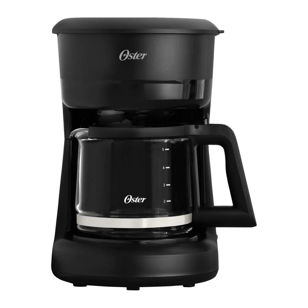 CAFETERA OSTER NEGRA 5 TAZAS JARRA DE VIDRIO MOD. BVSTDCS51B-013