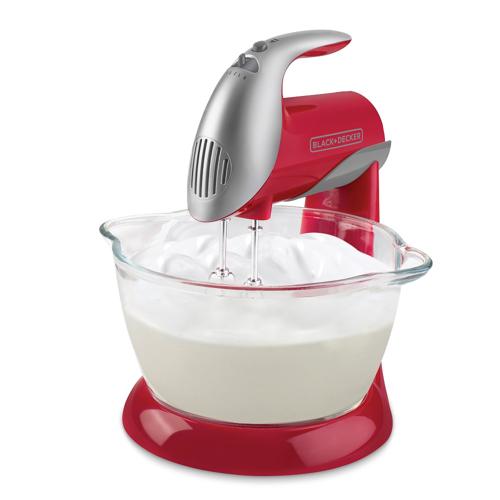 BATIDORA BLACK AND DECKER MANUAL/PEDEST COLOR ROJA 5 VEL 250W MX900R 010259