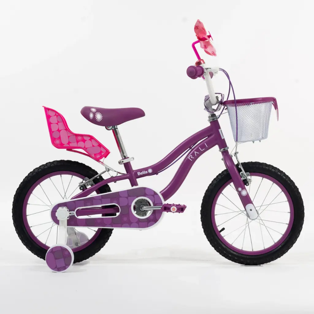 BICICLETA INFANTIL NO. 20 RALI BMX BELLA NIÑA MORADO 050055 MOD. BELLA-20