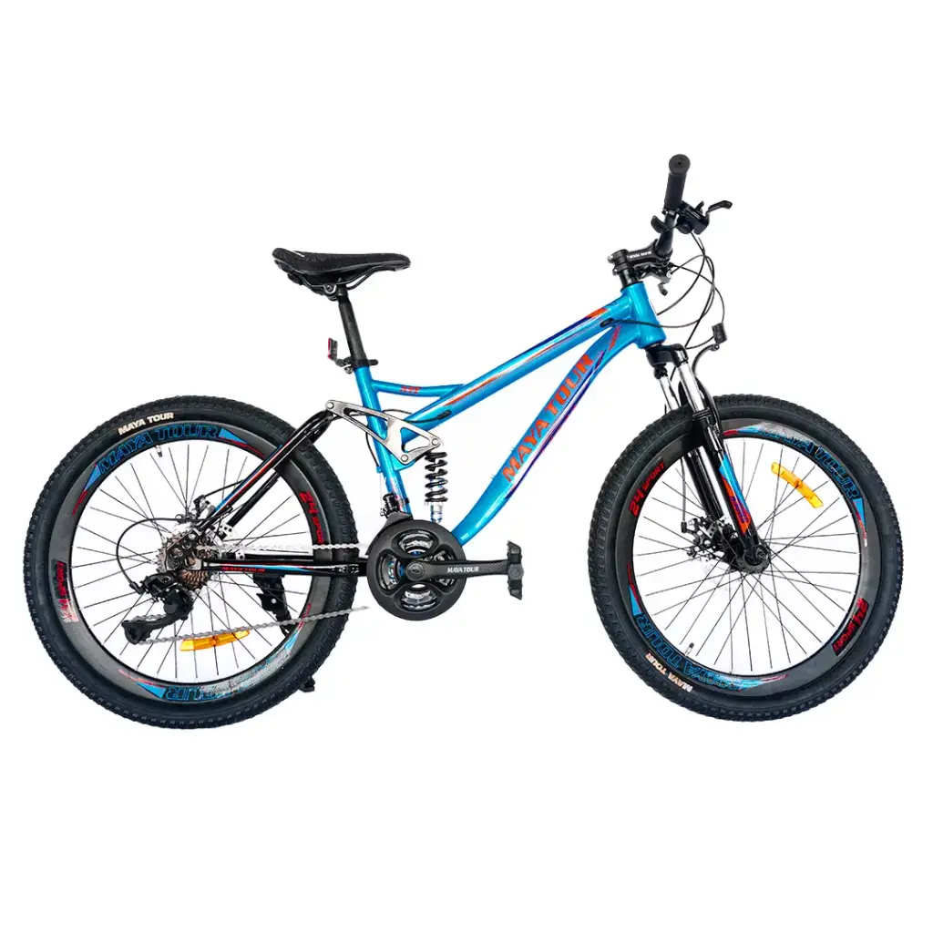 BICICLETA NO. 24 MAYA TOUR 12 VELOCIDADES DOBLE SUSPENSION 060026 MOD. BI-800-24
