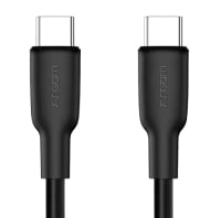 CABLE ARGOM USB C A USB C 1.8 METROS SILICONE NEGRO  ARG CB 0070BK CAB-ARG-USBC70N