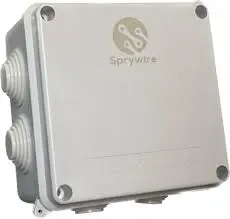 CAJA DE REGISTRO SPRYWIRE 255*200*80 CON CONOS SW65BOT 25520080