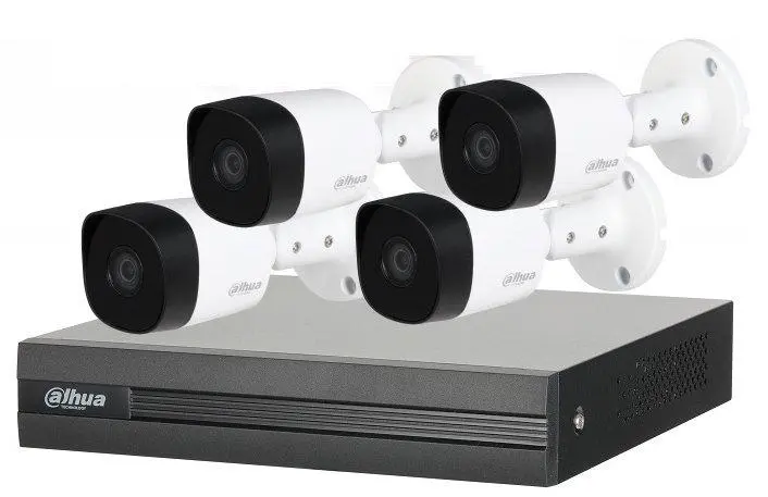 COMBO 4 CÁMARAS 2MPX, 1080P 40M IR DUAL LIGHT   FULL COLOR CON AUDIO C2X-4DLFULLCA