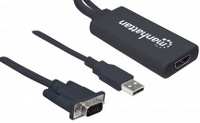 CONVERTIDOR MANHATTAN 152426 DE VGA A HDMI ALIMENTADO POR USB AD-MH-VGUSHDM26