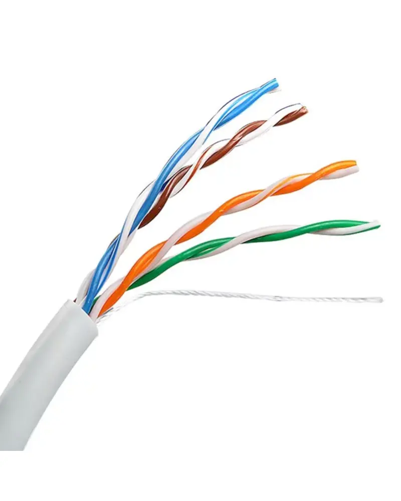 METRO DE CABLE INTERIOR CAT6, 100 % COBRE C/BLANCO *DAHUA* DH-PFM920I-6UN-CN-MTS