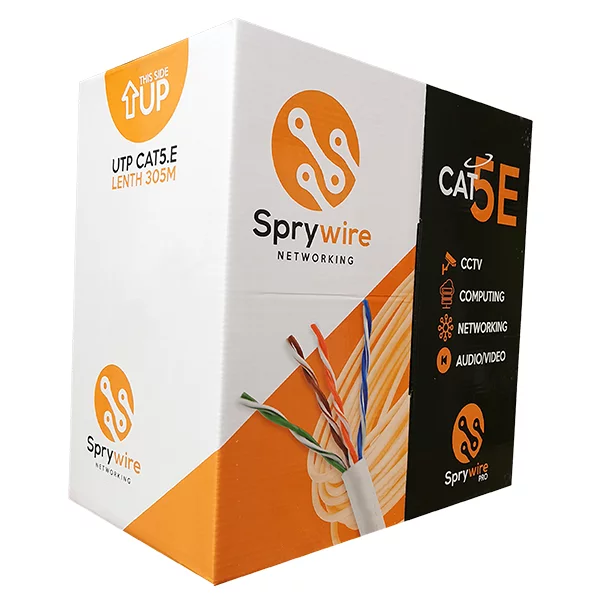 METRO DE CABLE CAT5E UTP CCA INTERIOR METRO SPRYWIRE SWCAT5EINTERIOR