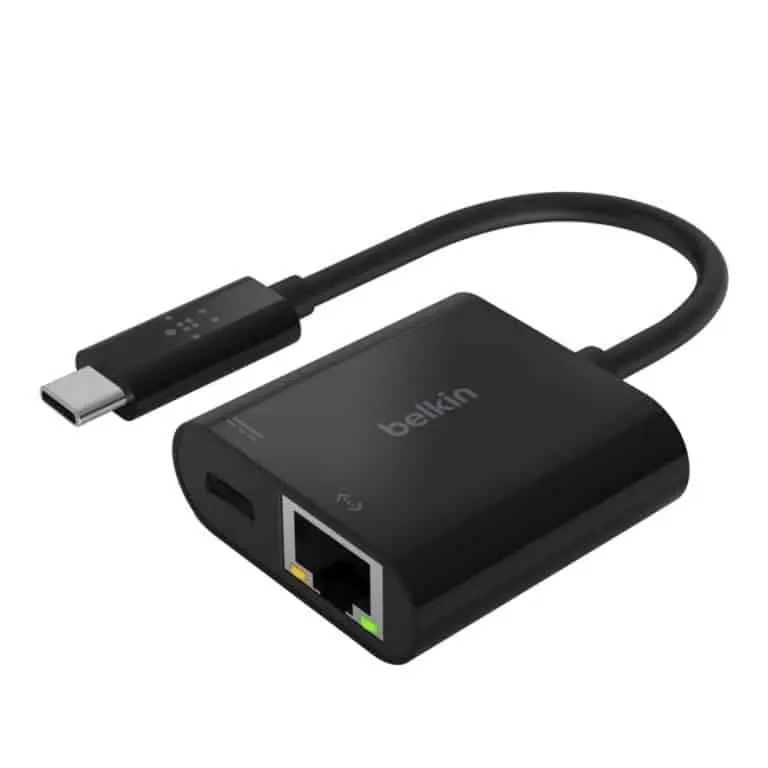 ADAPTADOR MARCA BELKIN USB-C A ETHERNET NEGRO AB141BLK77