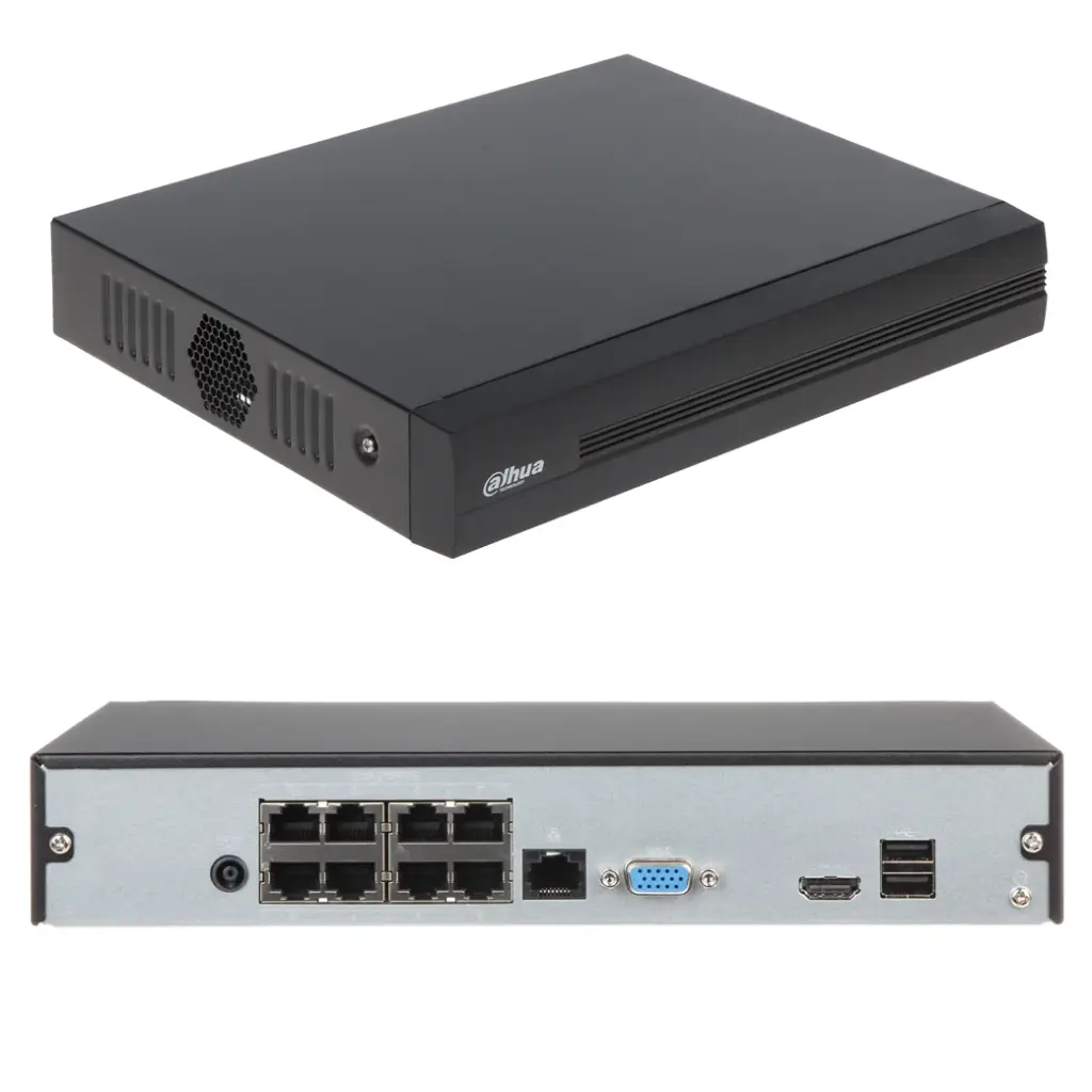 NVR GRABADOR 8CH 8MPX 8POE DAHUA DHI-NVR1108HS-8P-S3/H