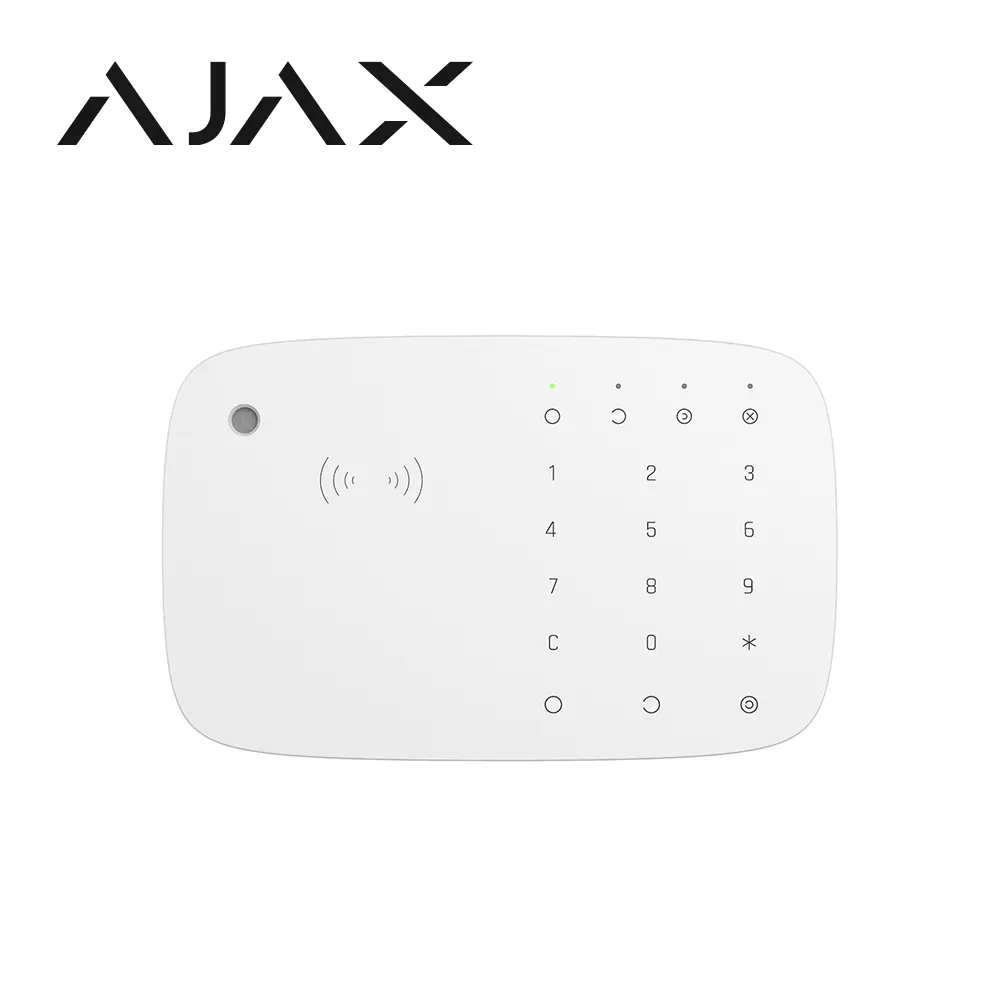 TECLADO TÁCTIL INALÁMBRICO PARA TARJETAS SIN CONTACTO Y MANDOS BLANCO KEYPAD CONBI   28296.91.WH3