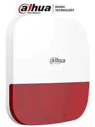SIRENA INALAMBRICA DAHUA DHI ARA13 W2 CON LUZ ROJA ESTROBOSCOPICA PARA EXTERIOR HIK211 DHI-ARA13-W2