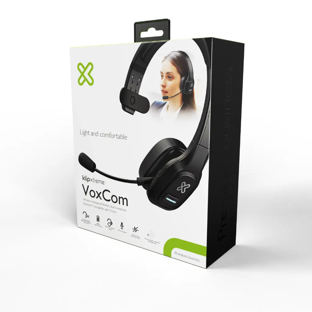 AUDIFONOS KLIPXTREME HDST ON EAR MONO WIRELESS BT DUAL KCH-750