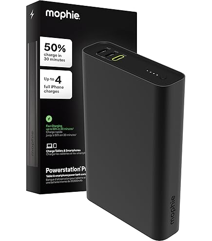 POWER BANK MOPHIE UNIVERSAL BATTERY BOOST 20K FG BLACK  401108802
