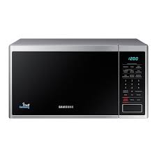 HORNO MICROONDAS SAMSUNG DE 1.1 PIES  PLATEADO CERÁMICA ECO MODE POWER DEFROST MOD.MS23J5133AT/AP
