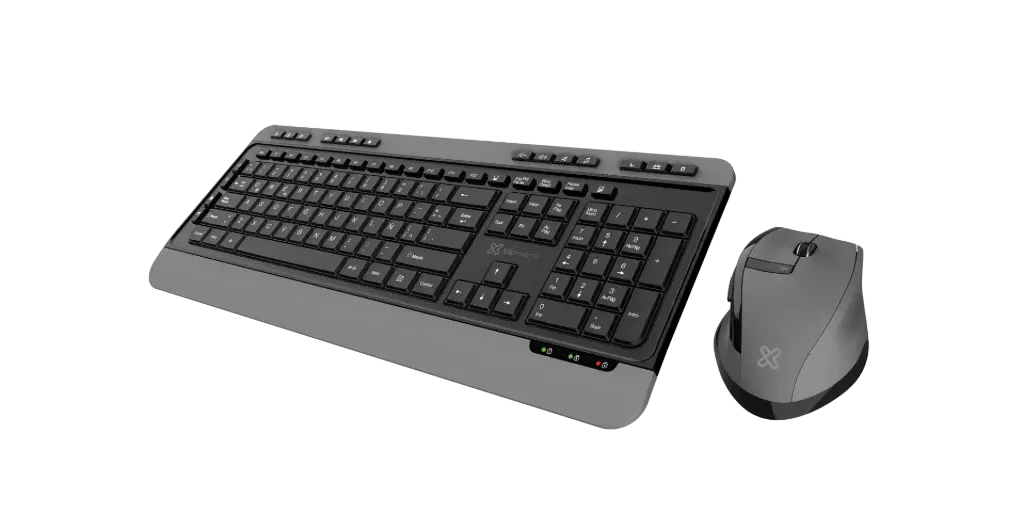 TECLADO Y MOUSE KLIPXTREME KBK 520 KEYBOARD MICE SPANISH WIRELESS PREMIUM KBK-520