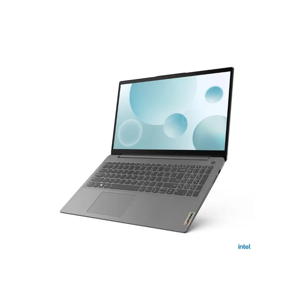 LAPTOP LENOVO 8GB SSD 512GB 15.6" GRIS ÁRTICO IDEAPAD 3 82H80WEGJ