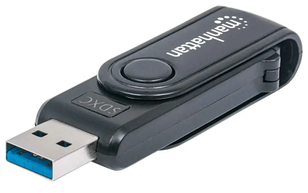 MINI LECTOR  GRABADORA EXTERNA MANHATTAN 101981 USB 3.0 24 EN 1 LECMEMEX-MH-981