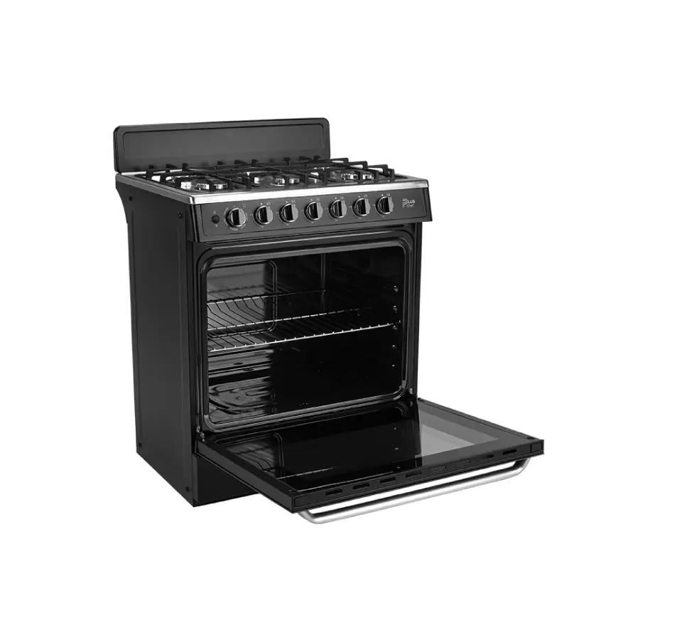 ESTUFA MIDEA 6 HORNILLAS 30" NEGRA MGS30FS1 BEABB