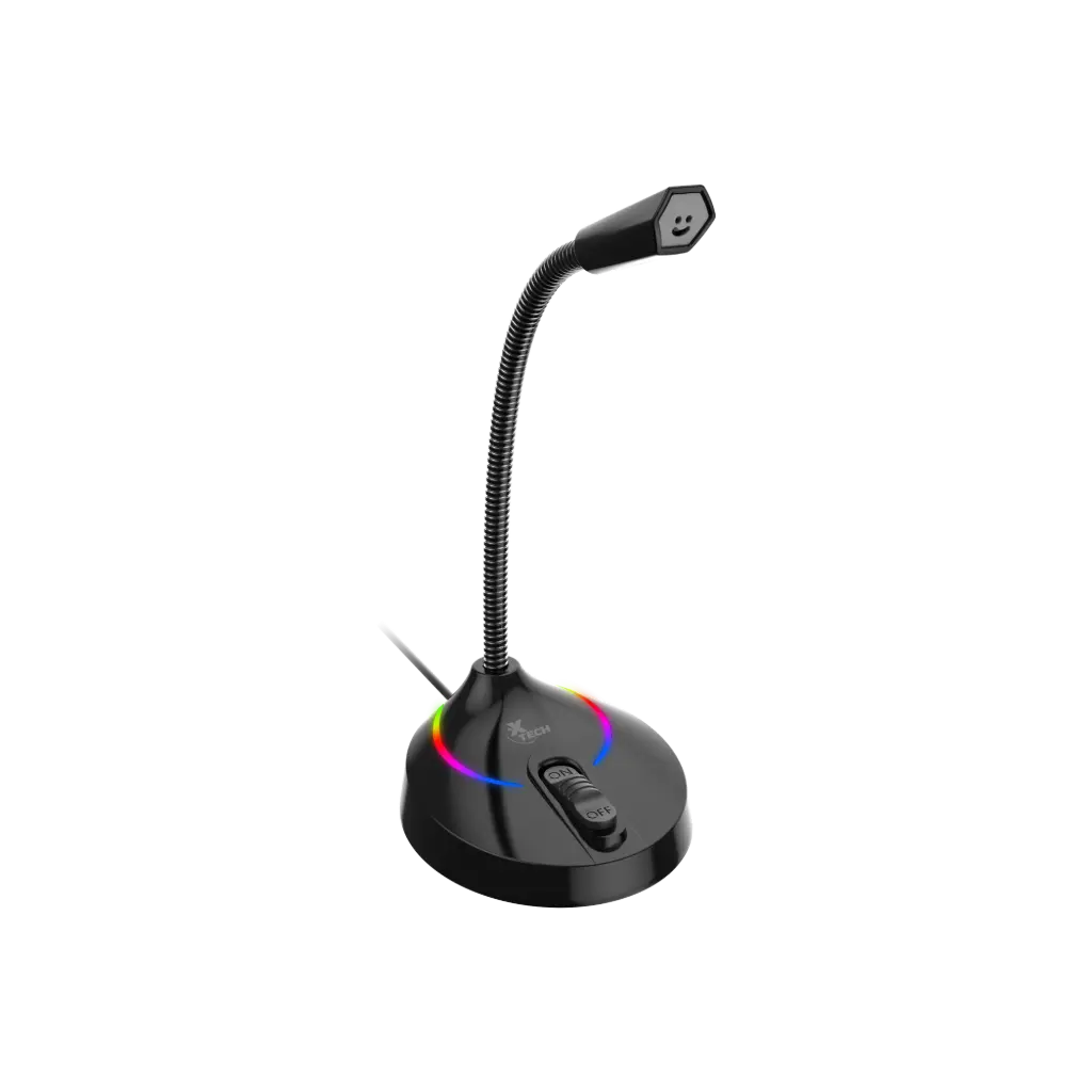 MICROFONO XTECH XTS 680 USB PARA GAMERS CON LED USB MICRO-XT-XTS680