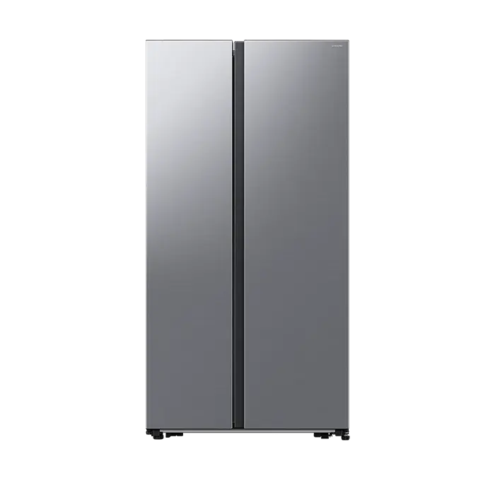 REFRIGERADOR SAMSUNG 20" SIDE BY SIDE SIN DISPENSADOR PLATEADA RS57DG4000M9AP