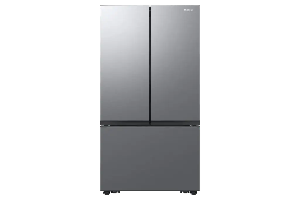 REFRIGERADOR SAMSUNG 32" 3 PUERTAS NEGRO PLATEADO RF32CG5N10S9AP