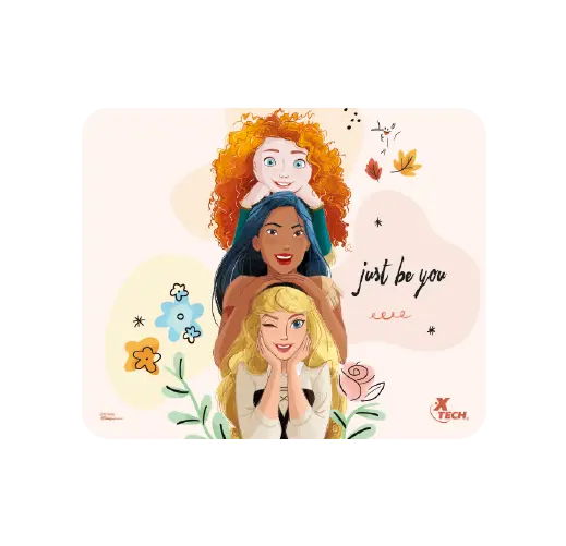 MOUSE PAD XTECH XTA D100PS PRINCESAS DE DISNEY 8.6X7  MPAD-XT-D100PS