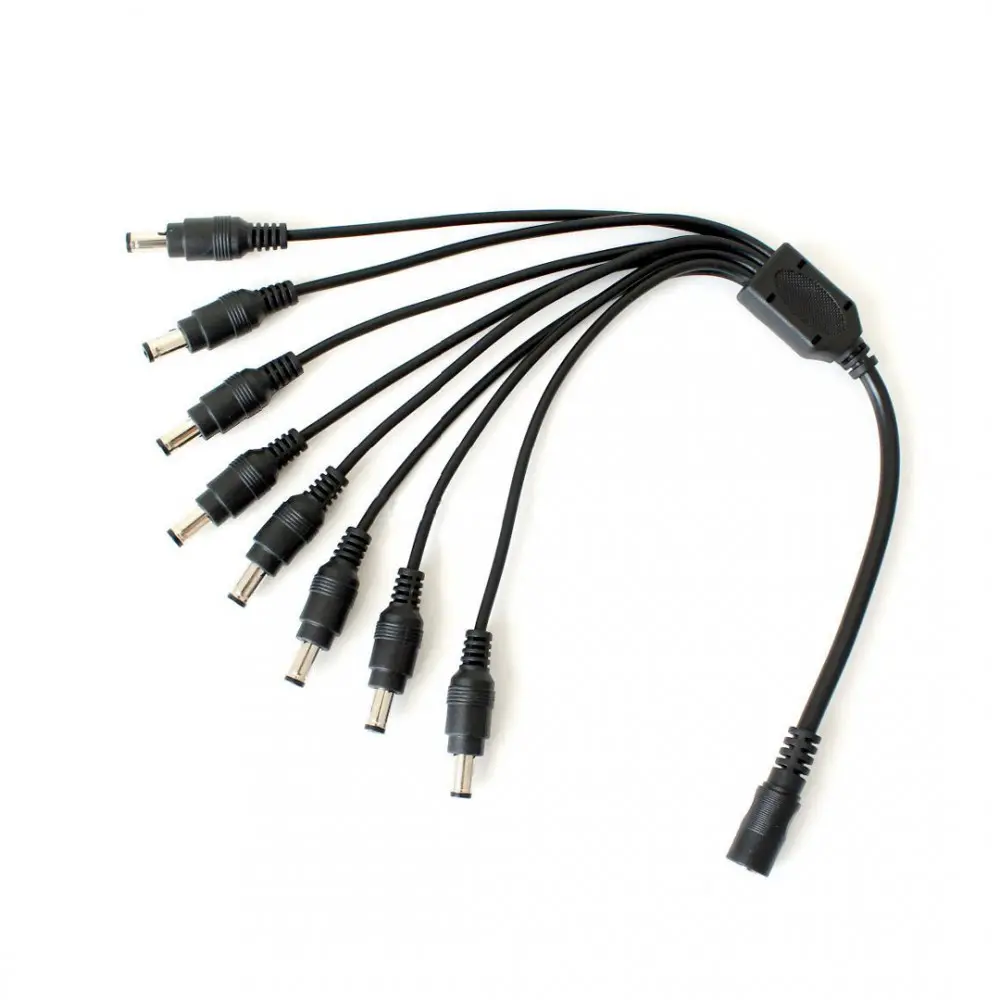 CABLE SPLITTER DE ALIMENTACIÓN DE 1 A 8 CÁMARA SP08