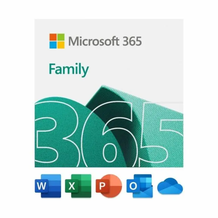 LICENCIA MICROSOFT OFFICE 365 FAMILIA 1 AÑO PC/MAC FORMATO ESD 6 DISPOSITIVOS OF365-HPRE5-ESD