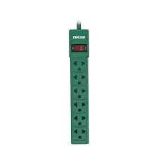 FORZA PS001G POWER STRIP 110/220V 6 UNIV NEMA BREAKER GREEN PS-001G AU140FOR16