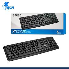 TECLADO XTECH XTK 092S USB ESPAÑOL TEC-XT-XTK092E