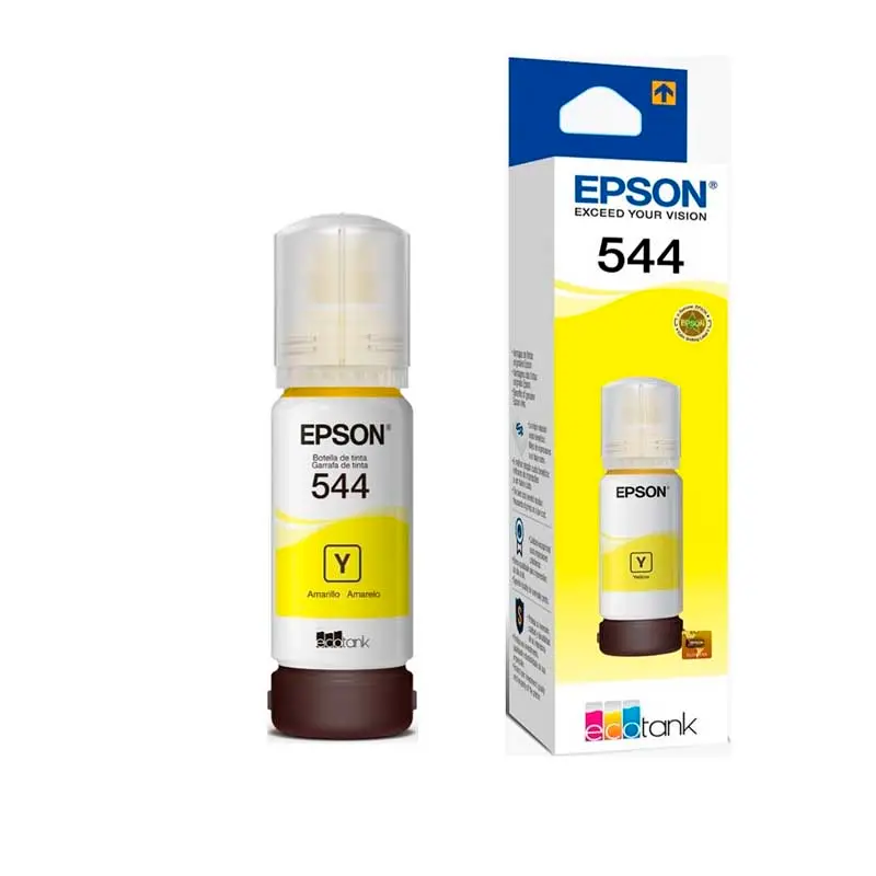 BOTELLA DE TINTA EPSON YELLOW T544420-AL TINTA ORIGINAL COMPATIBLE CON L1110, L3110, L3150 Y L5190 AS208EPS47