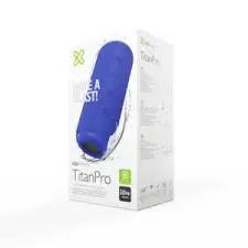 BOCINA KLIP XTREME INALAMBRICA, PORTATIL RESISTENTE AL AGUA IPX7 POTENCIA 16W HASTA 20HRS COLOR AZUL 