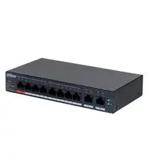 SWITCH POE DE 10 PUERTOS ADMINISTRABLE MOD. DH-CS4010-8GT-110