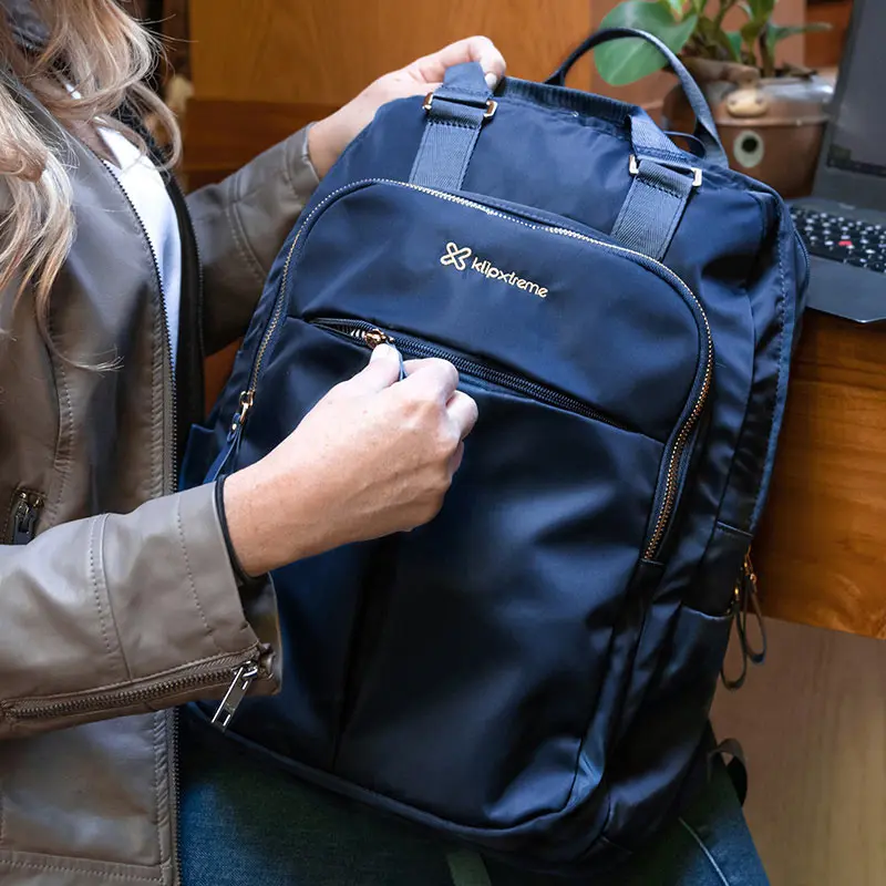 MOCHILA KLIPXTREME BKPK LAPTOP KNB 468BL 15.6 BLUE KNB-468BL