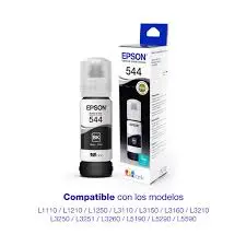 BOTELLA DE TINTA EPSON NEGRO T544120-AL INK L1110 L3110 L3150 L5190 AS208EPS44