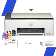 IMPRESORA HP MULTIFUNCIONAL SMART TANK 583 MF-HP-SM583WIFI SISTEMA DE TINTA CONTINUA, IMPRESIÓN 12 PPM NEGRO / 5 PPM COLOR, ESCÁNER INTEGRADO Y CONEXIÓN USB/WI-FI.