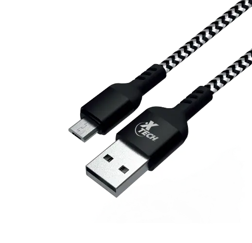 CABLE XTECH USB 2.0 MACHO A MICRO USB MACHO B USB 1.8 METROS XTC  366 CAB-XT-MICUS366