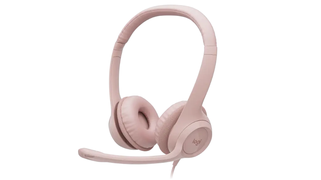 AUDIFONOS LOGITECH H390 USB CON MICROFONO ROSADO AUDIF-LOG-H390R