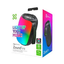 BOCINA KLIP XTREME LUCES LED MANOS LIBRES PARA LLAMADA USB C MICRO SD PEQUEÑA