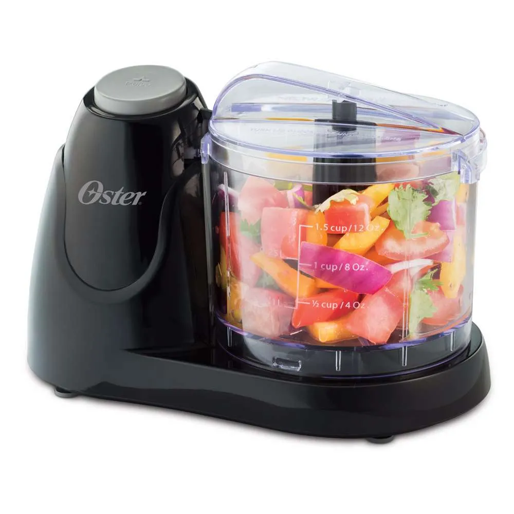 MINI PROCESADOR ALIMENTOS PICATODO OSTER CONTROL FUNCION DE PULSO 1.5 TAZAS FPSTFP3322-013