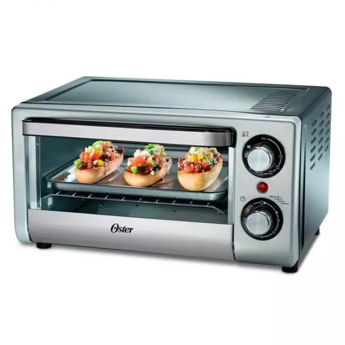 HORNO TOSTADOR OSTER 10L MANUAL ACERO INOXIDABLE POTENCIA DE 1050W TSSTTV10LTB-013