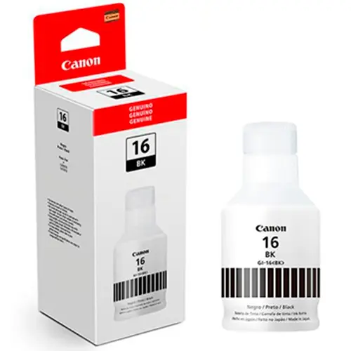 BOTELLA DE TINTA CANON G1‑16 BK NEGRA ORIGINAL 4408C001AA AS008CAN62