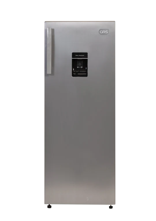 REFRIGERADOR GRS 8" 2 PUERTAS CON DISPENSADOR DE AGUA BLACK/GREY MOD.GRD8TAB 320121
